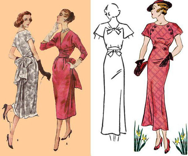 plus size vintage sewing patterns