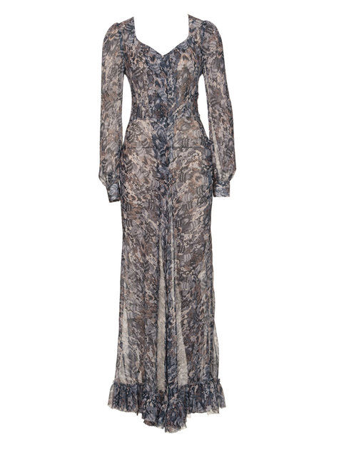 Boho Crepe Chiffon Long Dress 10/2011 #129 – Sewing Patterns ...