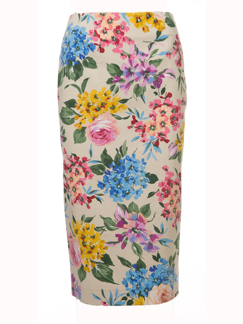 Floral Pencil Skirt 03/2013 #117 – Sewing Patterns | BurdaStyle.com