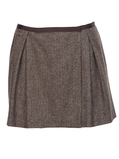Inverse Pleated Mini Skirt 08/2011 #118A – Sewing Patterns | BurdaStyle.com