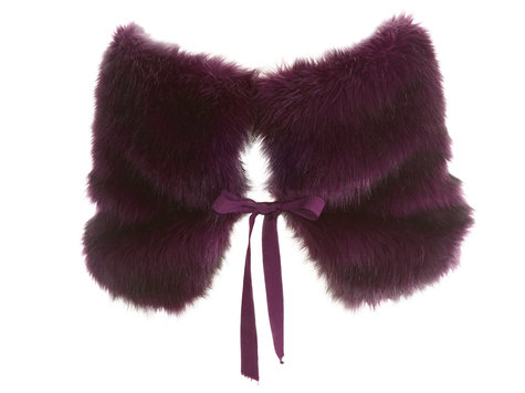 Faux Fur Wrap 12/2013 #127 – Sewing Patterns | BurdaStyle.com