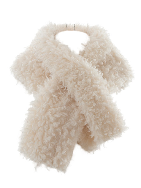 Slit Fur Scarf 01/2014 #105 – Sewing Patterns | BurdaStyle.com