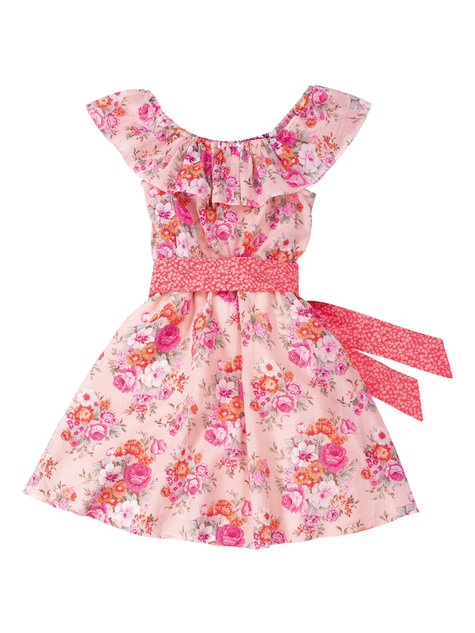 Girl's Ruffle Dress 07/2014 #137 – Sewing Patterns | BurdaStyle.com