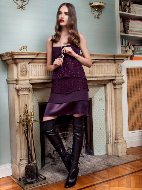 Tiered Flapper Dress 10/2014 #118 – Sewing Patterns | BurdaStyle.com
