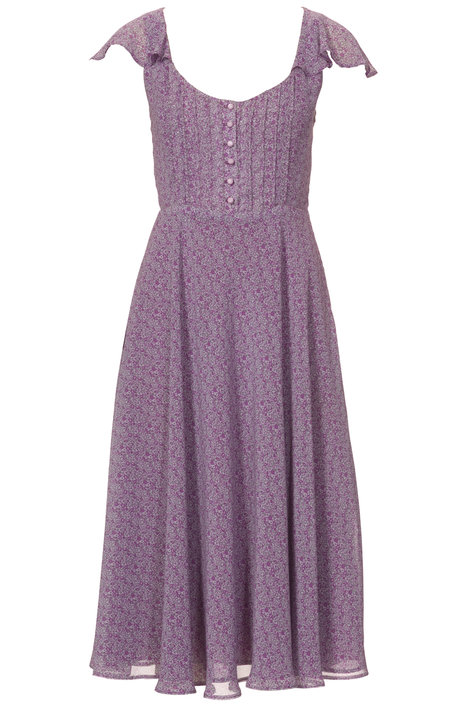 Dress with Ruffle Sleeve 05/2010 #110B – Sewing Patterns | BurdaStyle.com
