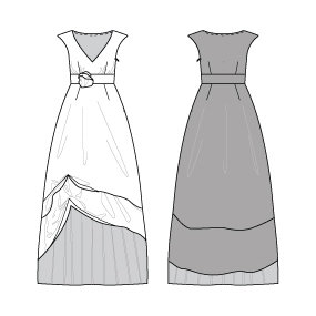 Heidi Prom Dress Variation #BS-018 – Sewing Patterns | BurdaStyle.com