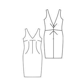 Low Back Dress 02/2010 #125 – Sewing Patterns | BurdaStyle.com