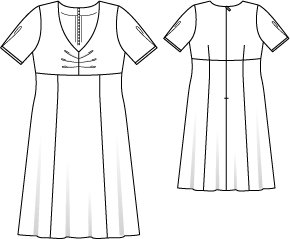 Empire Waist Dress 5/2010 #138 – Sewing Patterns | BurdaStyle.com