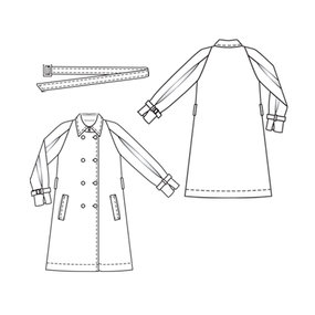 Trench Coat 04/2010 #123 – Sewing Patterns | BurdaStyle.com
