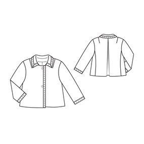 Cropped Wool Jacket 10/2010 #113 – Sewing Patterns | BurdaStyle.com