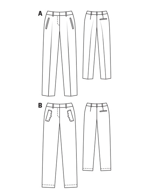 Safari Trousers 02/2011 #123B – Sewing Patterns | BurdaStyle.com