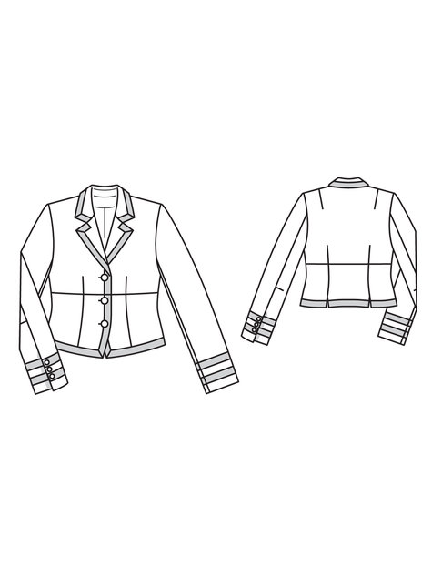 Tweed Blazer 02/2011 #109 – Sewing Patterns | BurdaStyle.com