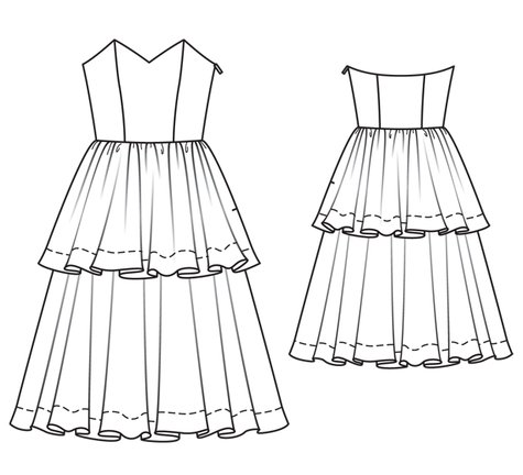 11+ Strapless Wedding Dress Patterns To Sew Images - rockchalkjay