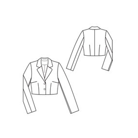Cropped Sweatshirt Jacket 3/2011 #121 – Sewing Patterns | BurdaStyle.com