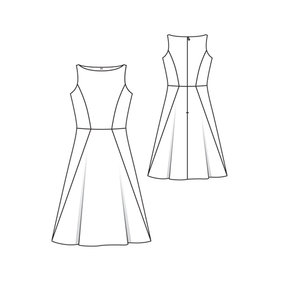A Line Dress 5/2011 #108B – Sewing Patterns | BurdaStyle.com