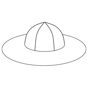 sun hat template