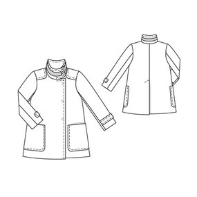 3/4 Length Sleeve Mod Style Coat 09/2011 #103 – Sewing Patterns ...