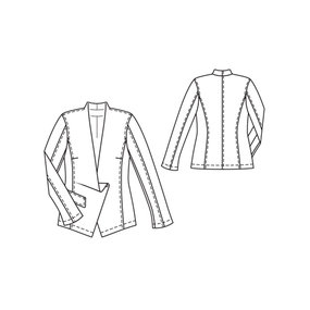 Asymmetrical Blouse 09/2011 #125 – Sewing Patterns | BurdaStyle.com