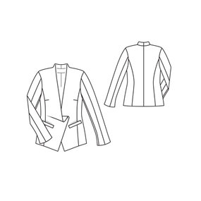Asymmetrical Jacket 09/2011 #126 – Sewing Patterns | BurdaStyle.com