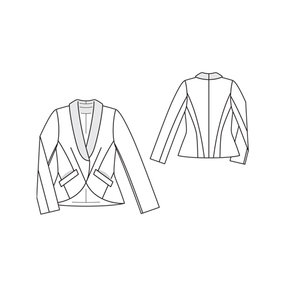 Brocade Jacket 11/2011 #110 – Sewing Patterns | BurdaStyle.com