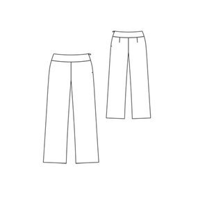 Dress Pants (Plus Size) 12/2011 #133 – Sewing Patterns | BurdaStyle.com