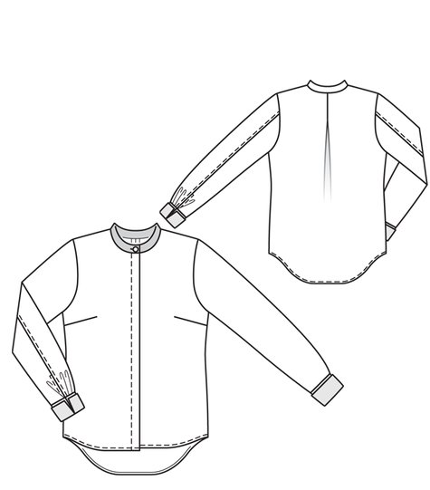 Button-Down Blouse (Plus Size) 04/2012 #137 – Sewing Patterns ...