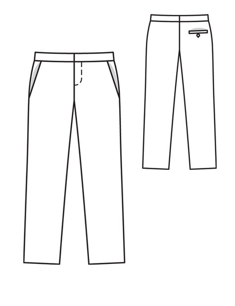Suit Trousers 02/2012 #138 – Sewing Patterns | BurdaStyle.com