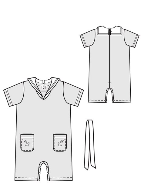 Baby Jumpsuit 07/2012 #143 – Sewing Patterns | BurdaStyle.com