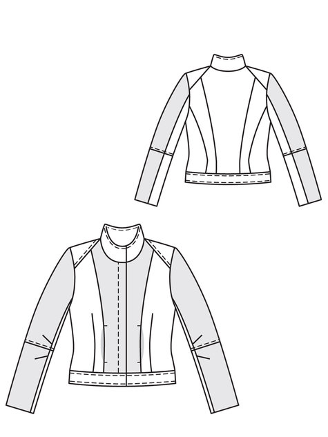 Blouson Jacket (Plus Size) 09/2012 #135 – Sewing Patterns | BurdaStyle.com