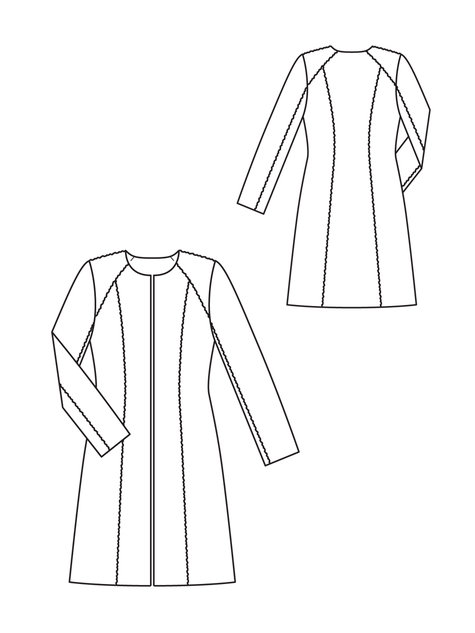 Faux Fur Coat 09/2012 #119 – Sewing Patterns | BurdaStyle.com