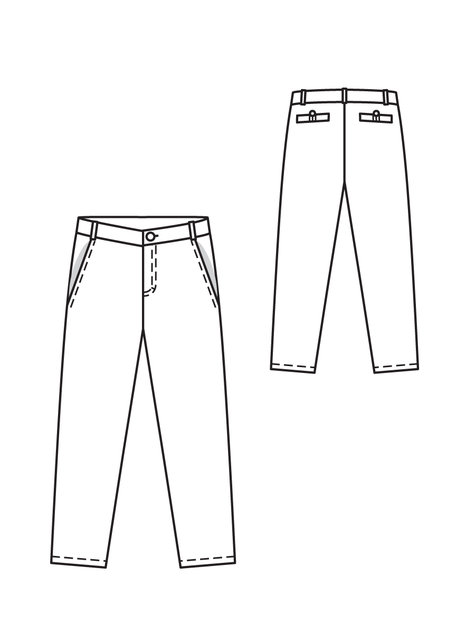 Boy's Trousers 08/2012 #153 – Sewing Patterns | BurdaStyle.com