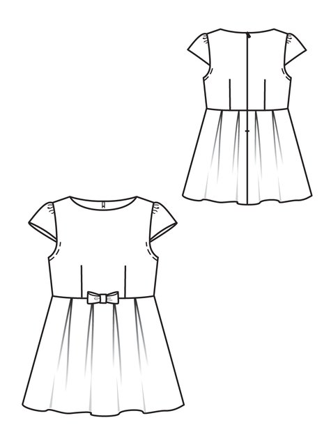Cap Sleeve Dress 09/2012 #152 – Sewing Patterns | BurdaStyle.com