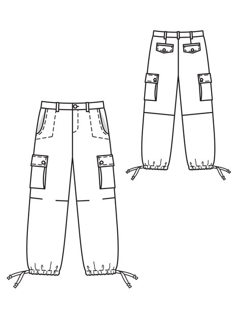 Cargo Pants 10/2010 #150 – Sewing Patterns | BurdaStyle.com