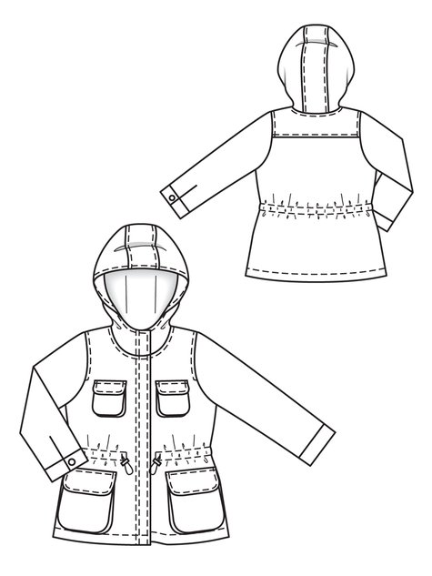 Children's Parka 10/2012 #153 – Sewing Patterns | BurdaStyle.com