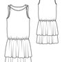 Dropped Waist Dress 11/2012 #105 – Sewing Patterns | BurdaStyle.com