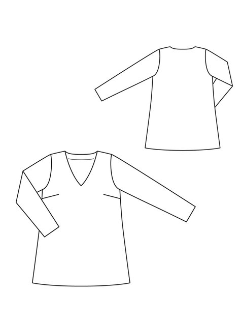 Satin Shirt (Plus Size) 12/2012 #147B – Sewing Patterns | BurdaStyle.com