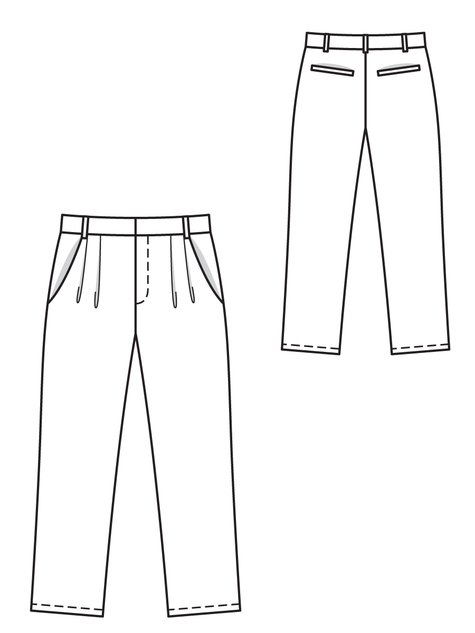 Boy's Pleated Trousers 12/2012 #159 – Sewing Patterns | BurdaStyle.com