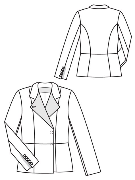 Lurex Blazer 12/2012 #102 – Sewing Patterns | BurdaStyle.com