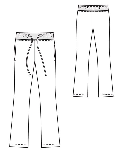 Drawstring Pants 01/2013 #111 – Sewing Patterns | BurdaStyle.com