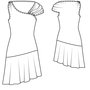 Asymmetric Dress 02/2013 #110 – Sewing Patterns | BurdaStyle.com