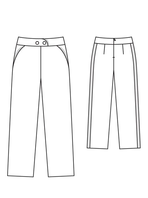 Smoking Trousers (Plus Size) 03/2013 #140B – Sewing Patterns ...