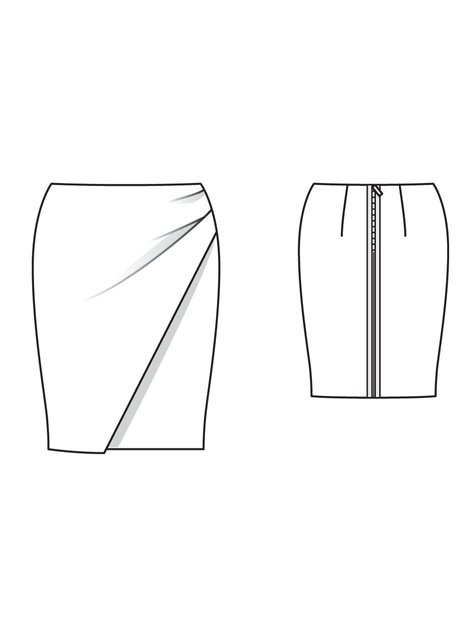 Pencil Skirt (Plus Size) 03/2013 #145 – Sewing Patterns | BurdaStyle.com