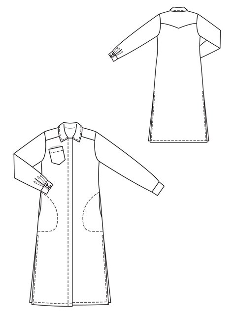 Long Shirt 03/2013 #125 – Sewing Patterns | BurdaStyle.com