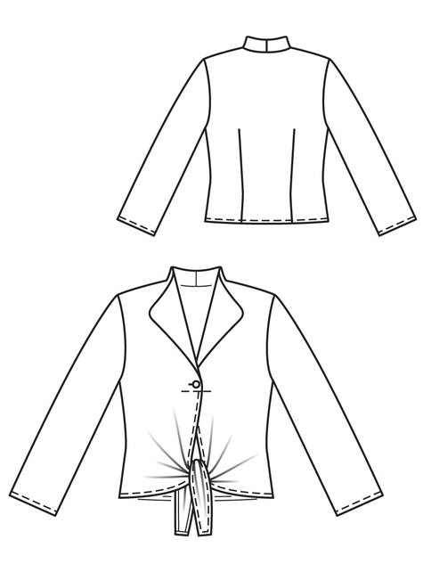 Tie Blouse 04/2013 #120B – Sewing Patterns | BurdaStyle.com