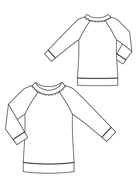 Raglan Tunic 04/2013 #124 – Sewing Patterns | BurdaStyle.com
