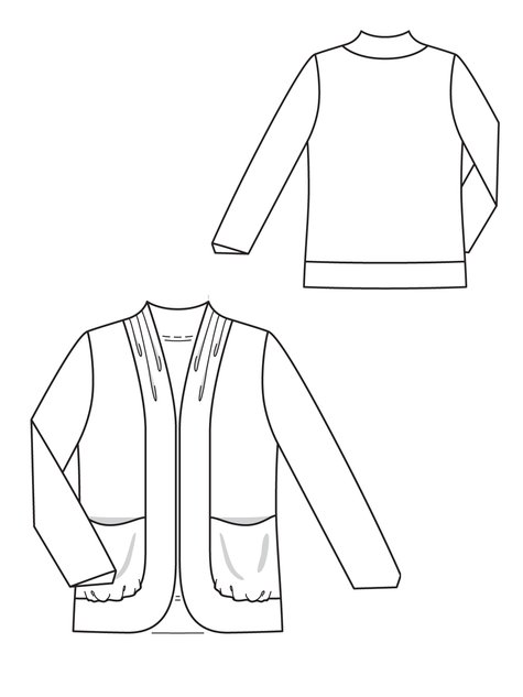 Satin Jacket (Plus Size) 04/2013 #128B – Sewing Patterns | BurdaStyle.com