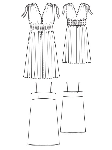 Summer Dress (Plus Size) 04/2013 #131 – Sewing Patterns | BurdaStyle.com