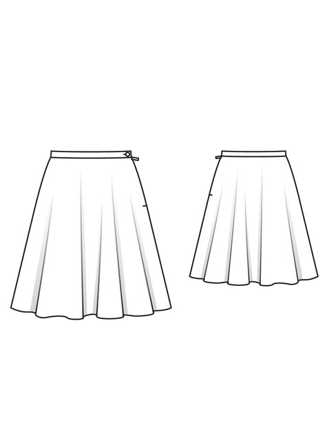 Flared Skirt 04/2013 #118 – Sewing Patterns | BurdaStyle.com