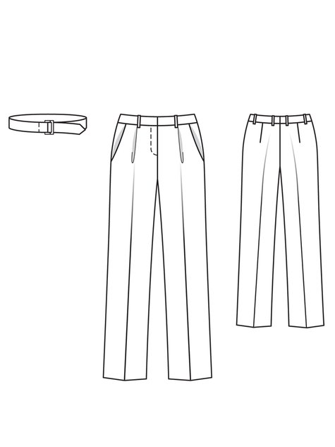 Pleated Pants 04/2013 #103 – Sewing Patterns | BurdaStyle.com