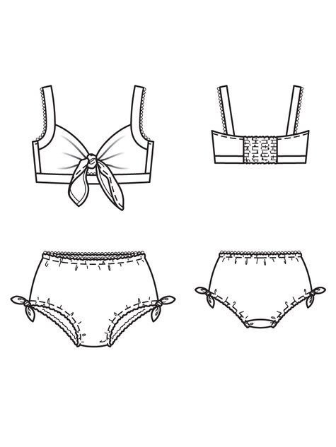 Retro Bikini 05/2013 #132 – Sewing Patterns | BurdaStyle.com